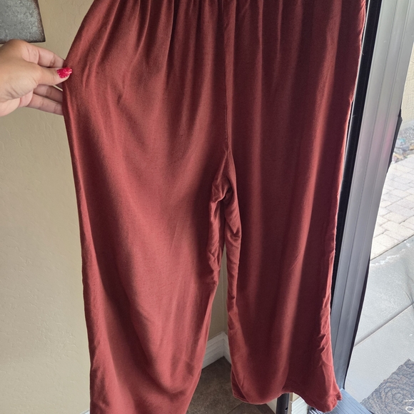 Dip Women's Rust Wide Leg Pants - Picture 5 of 6